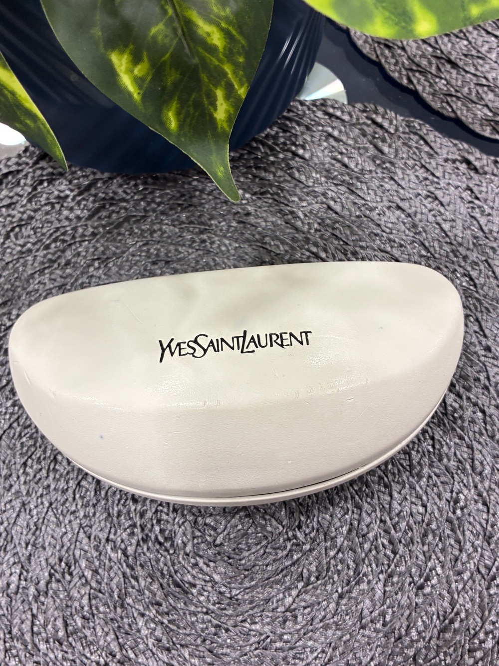Yves Saint Laurent YSL Brown Shield Sunglasses w/ Case & Dust Bag Authentic - Picture 6 of 8
